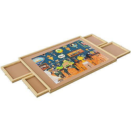 Wooden Puzzle Table Jigsaw Plateau-smooth Fiberboard Work Surface for 1000 Pcs for sale online